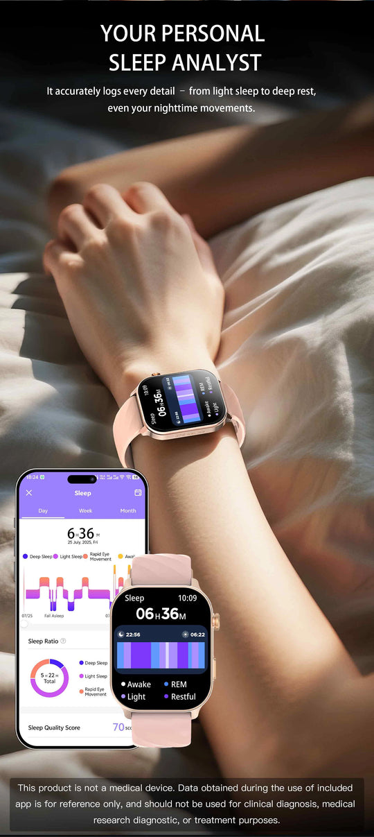 GPS Smart Watch - Heart Rate Blood Oxygen Pressure Bluetooth Call NFC