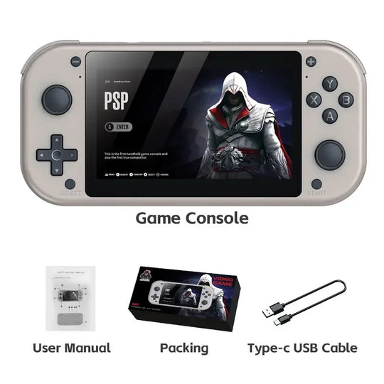 Retro Handheld Game Console - 4.3" Screen, 30000 Games, PSP PS1 Emulator, 64GB/128GB