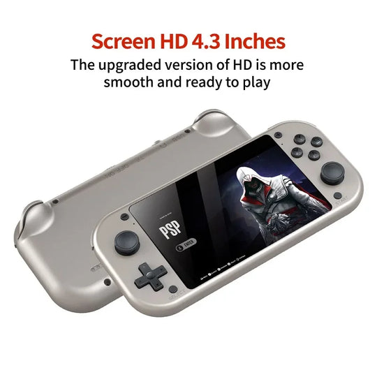 Retro Handheld Game Console - 4.3" Screen, 30000 Games, PSP PS1 Emulator, 64GB/128GB