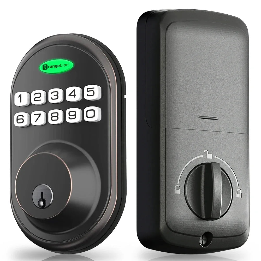 Keyless Entry Door Lock - Smart Deadbolt with Keypad & Auto Lock