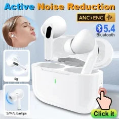 Wireless Earbuds - Active Noise Cancelling Sports Gaming Headphones