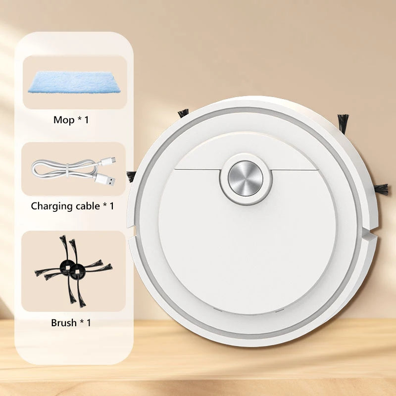 Smart Robot Vacuum & Mop - 3-in-1 Floor Cleaner for Pet Hair, Carpet & Hard Floors