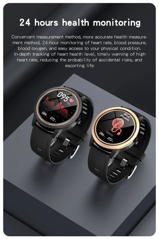 Women's Bluetooth Smart Watch - Heart Rate Blood Pressure Monitor Waterproof Smartwatch for Android & iOS
