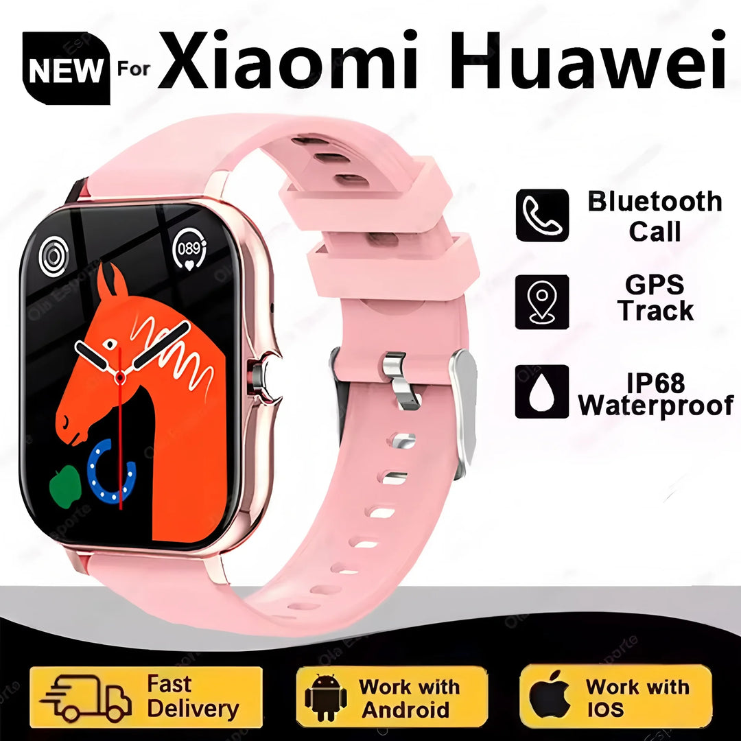 Smart Watch - AMOLED Bluetooth Call GPS NFC Waterproof Fitness Tracker