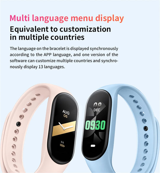 M8 Smart Watch - Fitness Tracker with Heart Rate Monitor for Android & iOS