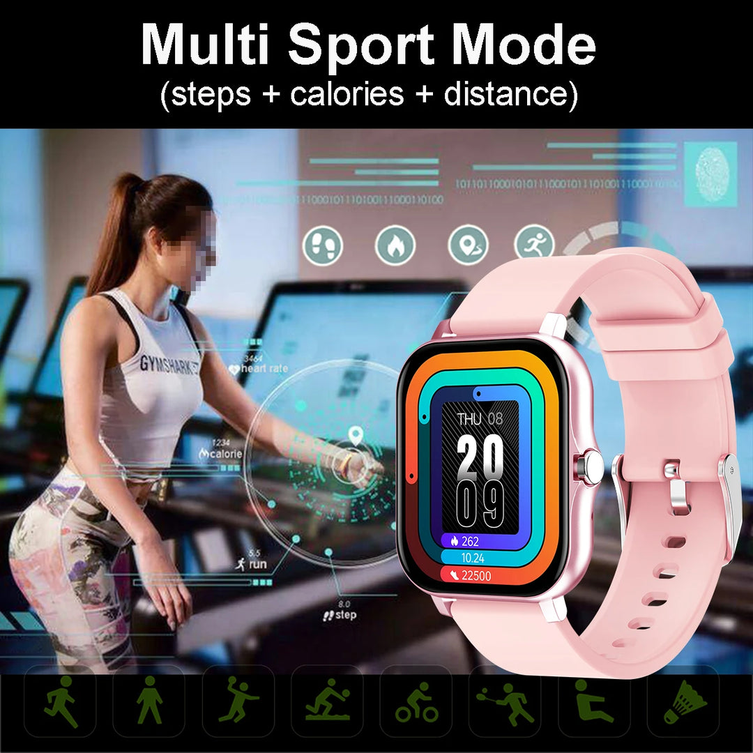 Smart Watch - AMOLED Bluetooth Call GPS NFC Waterproof Fitness Tracker