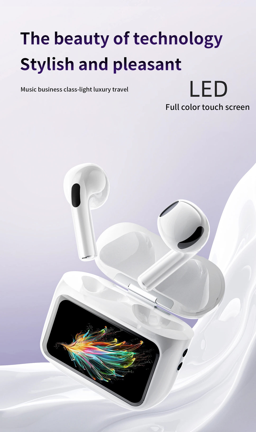 Wireless Earbuds - Active Noise Cancelling Sports Gaming Headphones