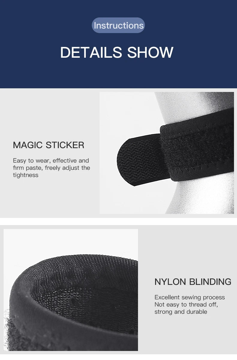 Adjustable Knee Pad for Pain Relief and Knee Support