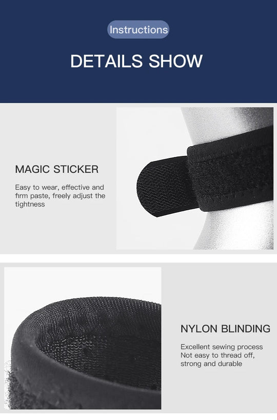 Adjustable Knee Pad for Pain Relief and Knee Support