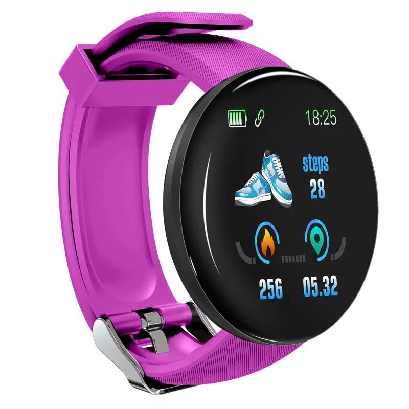 Smart Watch - Heart Rate Monitor Fitness Tracker Round Digital Watch