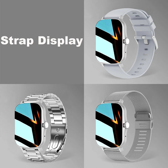 Smart Watch - AMOLED Bluetooth Call GPS NFC Waterproof Fitness Tracker