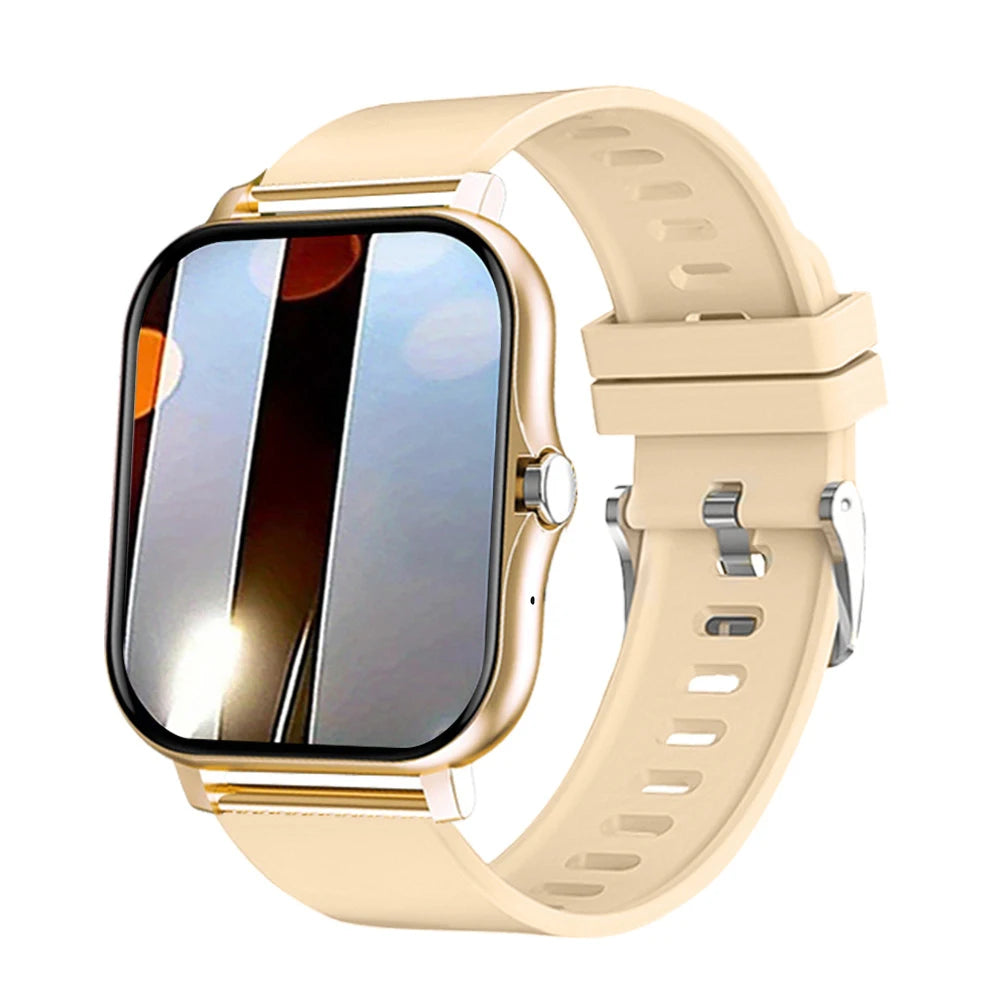 Square Sport Smartwatch - Heart Rate & Sleep Monitor with BT Call