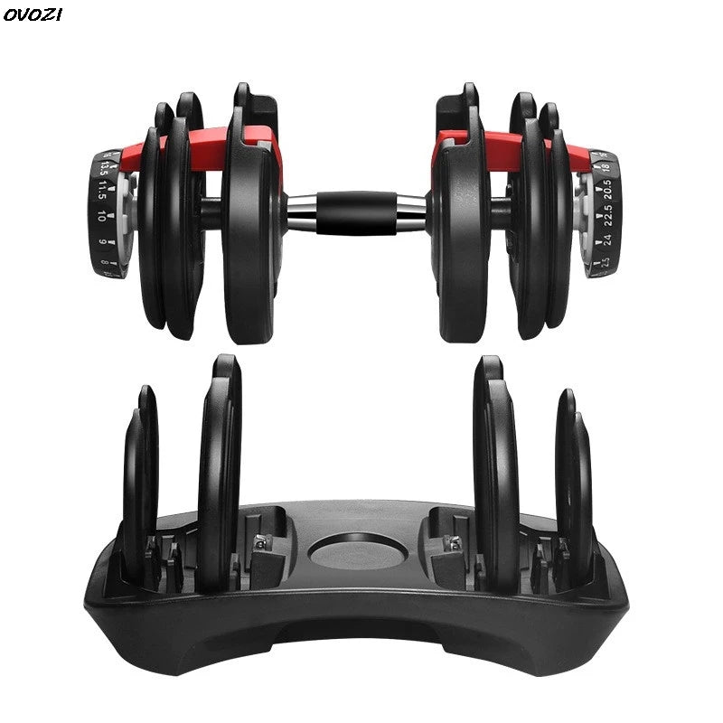 OVOZI Adjustable Dumbbell Men's Dormitory Home Exercise Barbell Kettlebell Exercise Arm Muscle Fitness Equipment Hot New