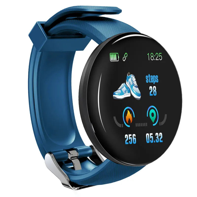 Smart Watch - Heart Rate Monitor Fitness Tracker Round Digital Watch