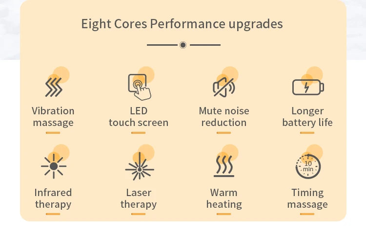 Knee Massager - Infrared Heat & Vibration for Joint Pain Relief