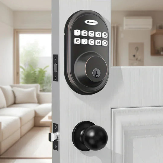 Keyless Entry Door Lock - Smart Deadbolt with Keypad & Auto Lock
