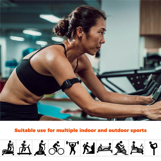 Heart Rate Monitor Armband - Optical Bluetooth 4.0 ANT+ for Garmin, Wahoo & Bike Computer