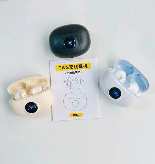 Wireless Earbuds - ANC ENC Noise Cancelling Subwoofer Headset