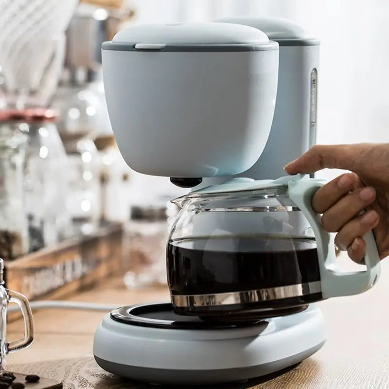 Drip Coffee Maker - 600ml Automatic American Coffee Machine for Home & Office