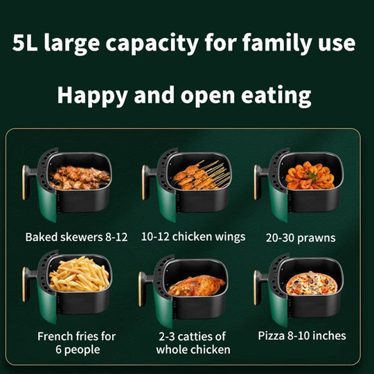 5L Smart Electric Air Fryers
