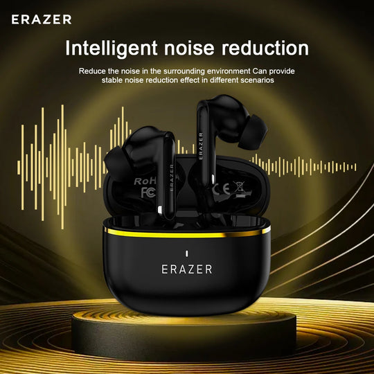 Wireless Bluetooth Earbuds - HiFi Stereo Sports Noise Reduction Headphones