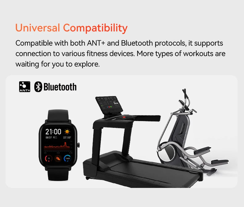 Heart Rate Monitor Sensor - Waterproof Bike Computer Fitness Tracker