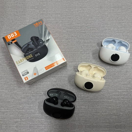 Wireless Earbuds - ANC ENC Noise Cancelling Subwoofer Headset