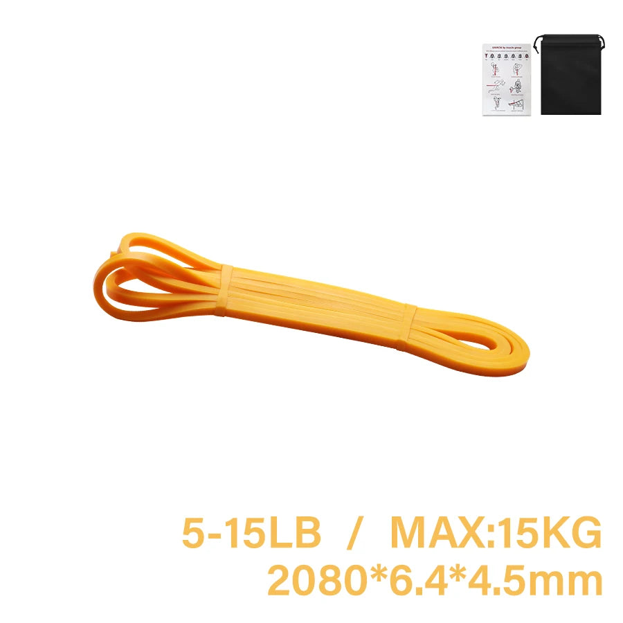 Heavy Duty Latex Resistance Band Exercise Elastic Band For Sport  Strength Pull Up Assist Band Workout Pilates Fitness Equipment