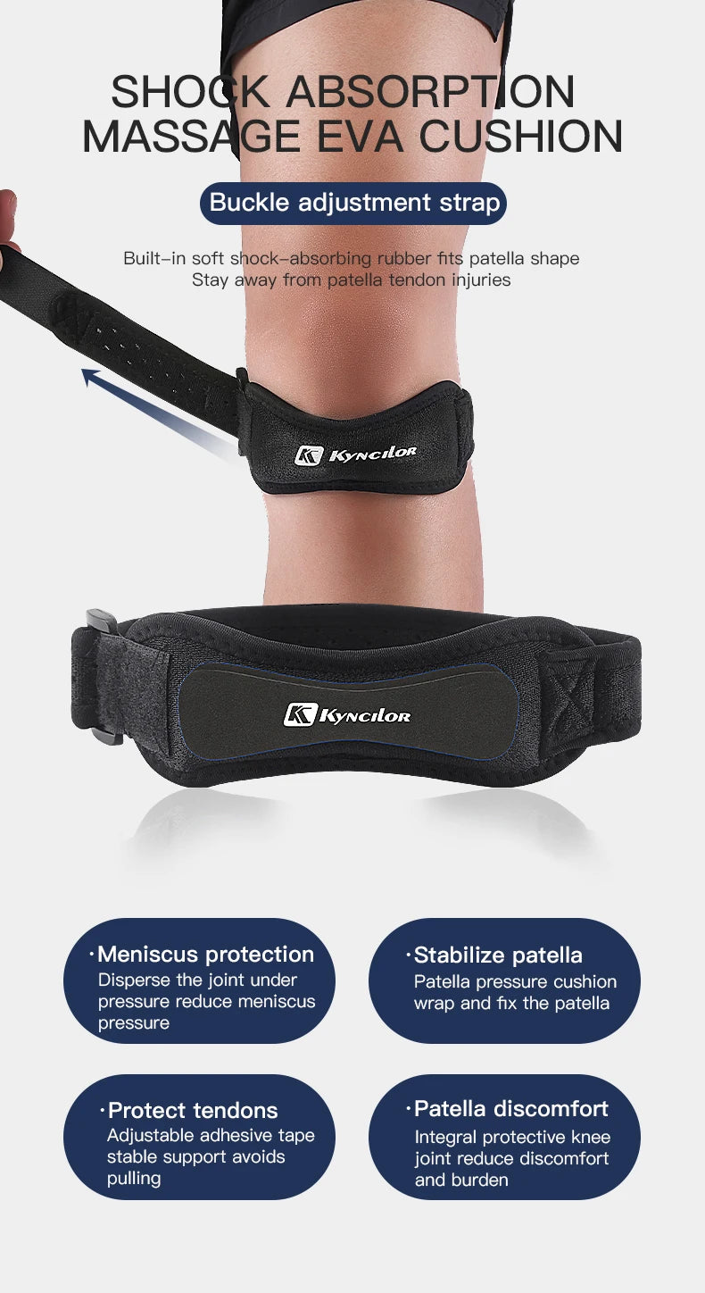 Adjustable Knee Pad for Pain Relief and Knee Support