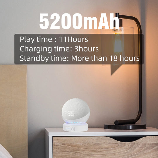 Echo Dot Battery Base - Portable Rechargeable Wireless Base for Echo Dot 4th & 5th Gen