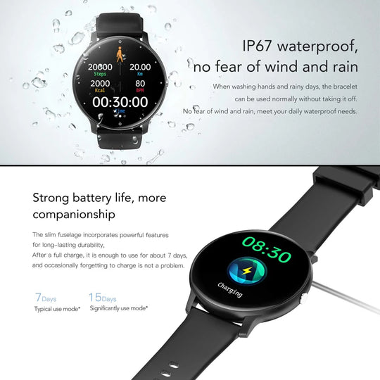 Smart Watch for Men - Sports Fitness Tracker Bluetooth Call