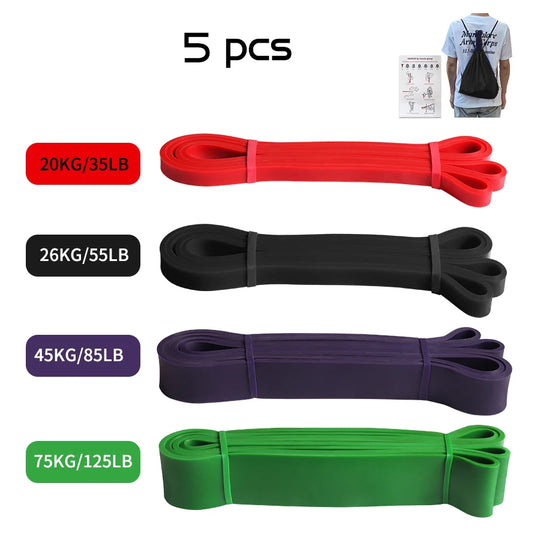 Heavy Duty Latex Resistance Band Exercise Elastic Band For Sport  Strength Pull Up Assist Band Workout Pilates Fitness Equipment