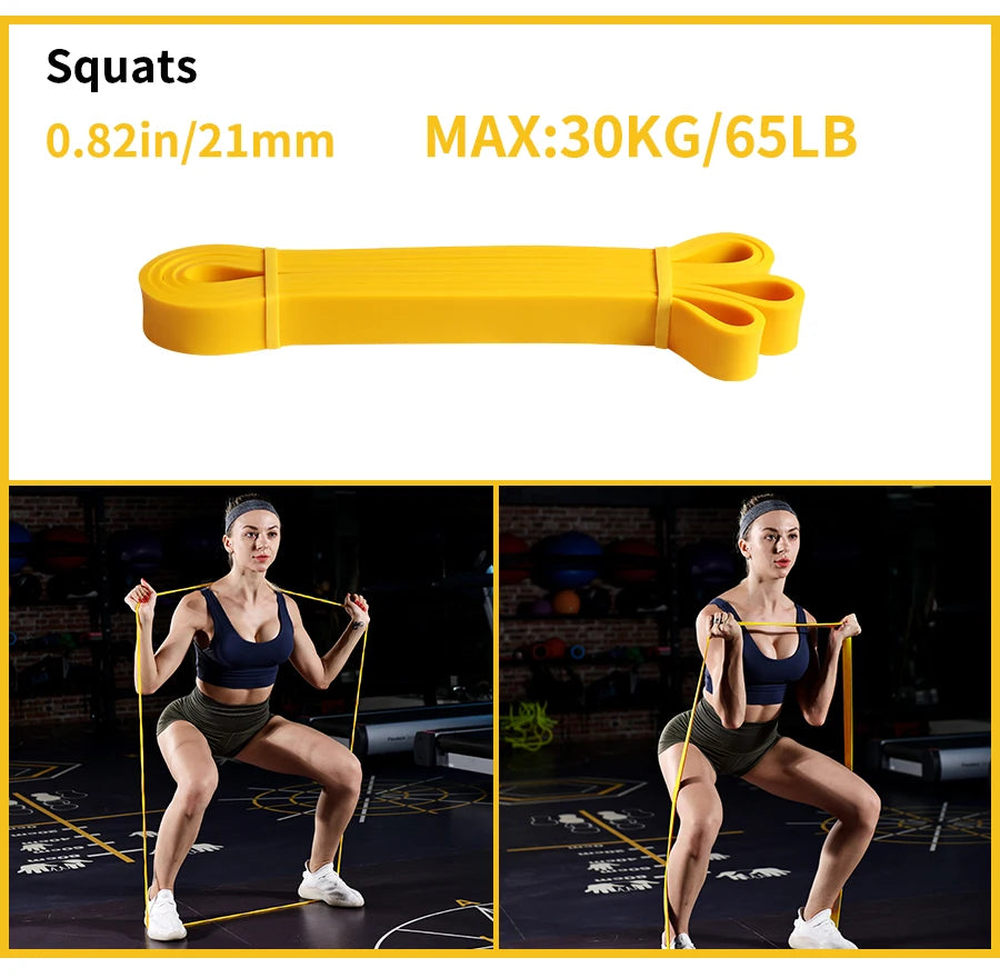 Heavy Duty Latex Resistance Band Exercise Elastic Band For Sport  Strength Pull Up Assist Band Workout Pilates Fitness Equipment