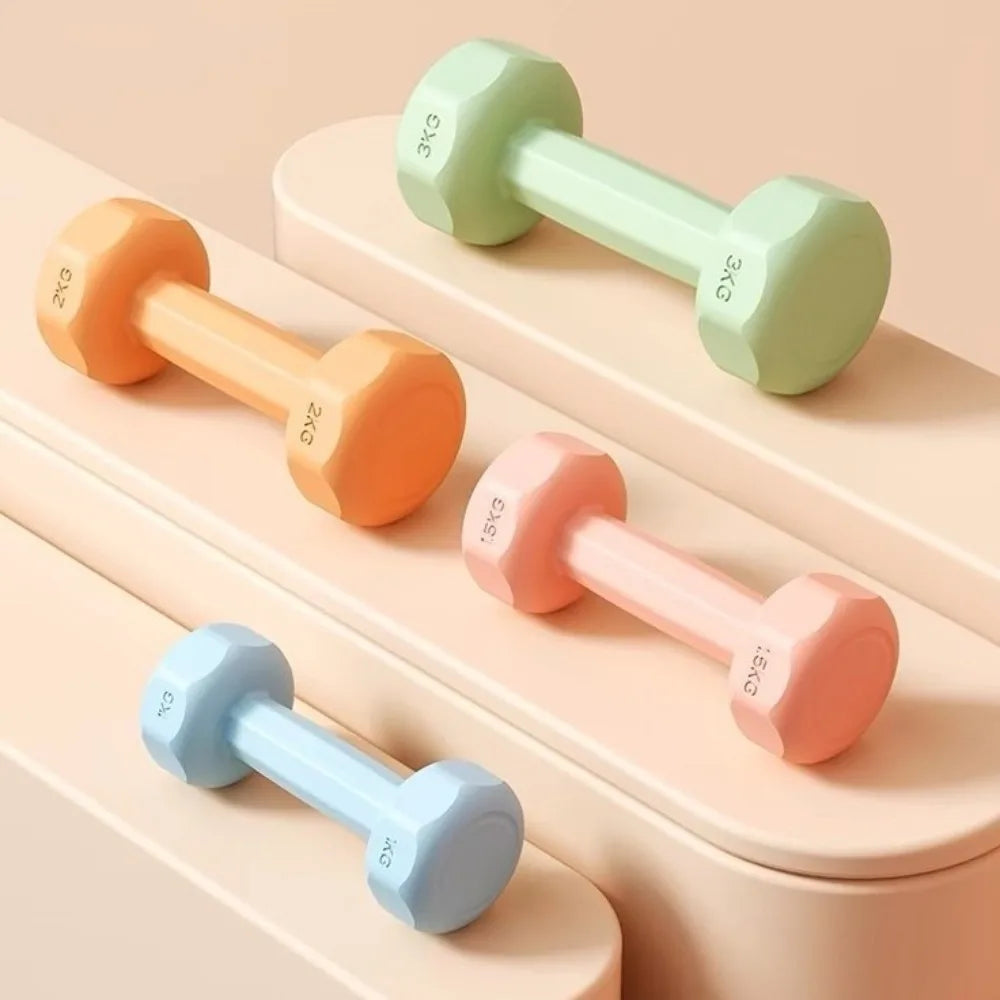 Fitness Dumbbell Set PVC Non-Slip