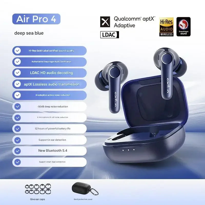 Bluetooth Earbuds - Active Noise Reduction Waterproof Gaming Earphones