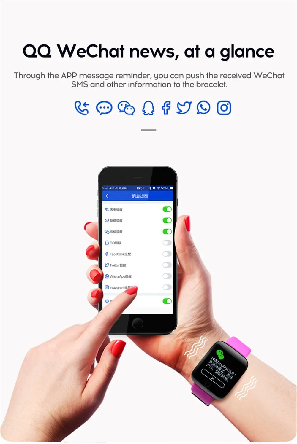 2025 Smartwatch - Full Touch Screen IP67 Waterproof Fitness Tracker