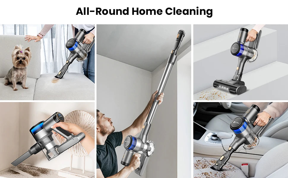 Stick Cordless Vacuum Cleaner for Hardwood Floor Pet Hair Home & Car