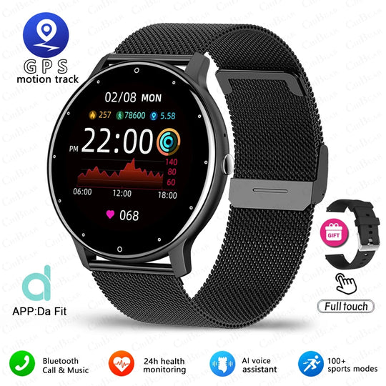 Smart Watch for Men - Sports Fitness Tracker Bluetooth Call