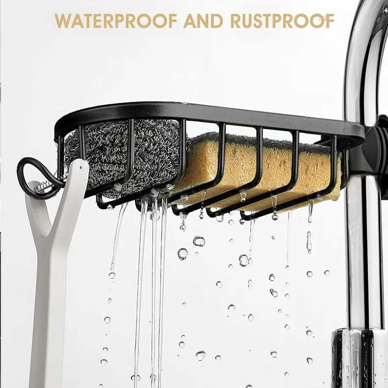 Bathroom Faucet Storage Rack Shower Soap Holder Bathroom Organization Shower Shelves Bathroom Accessories