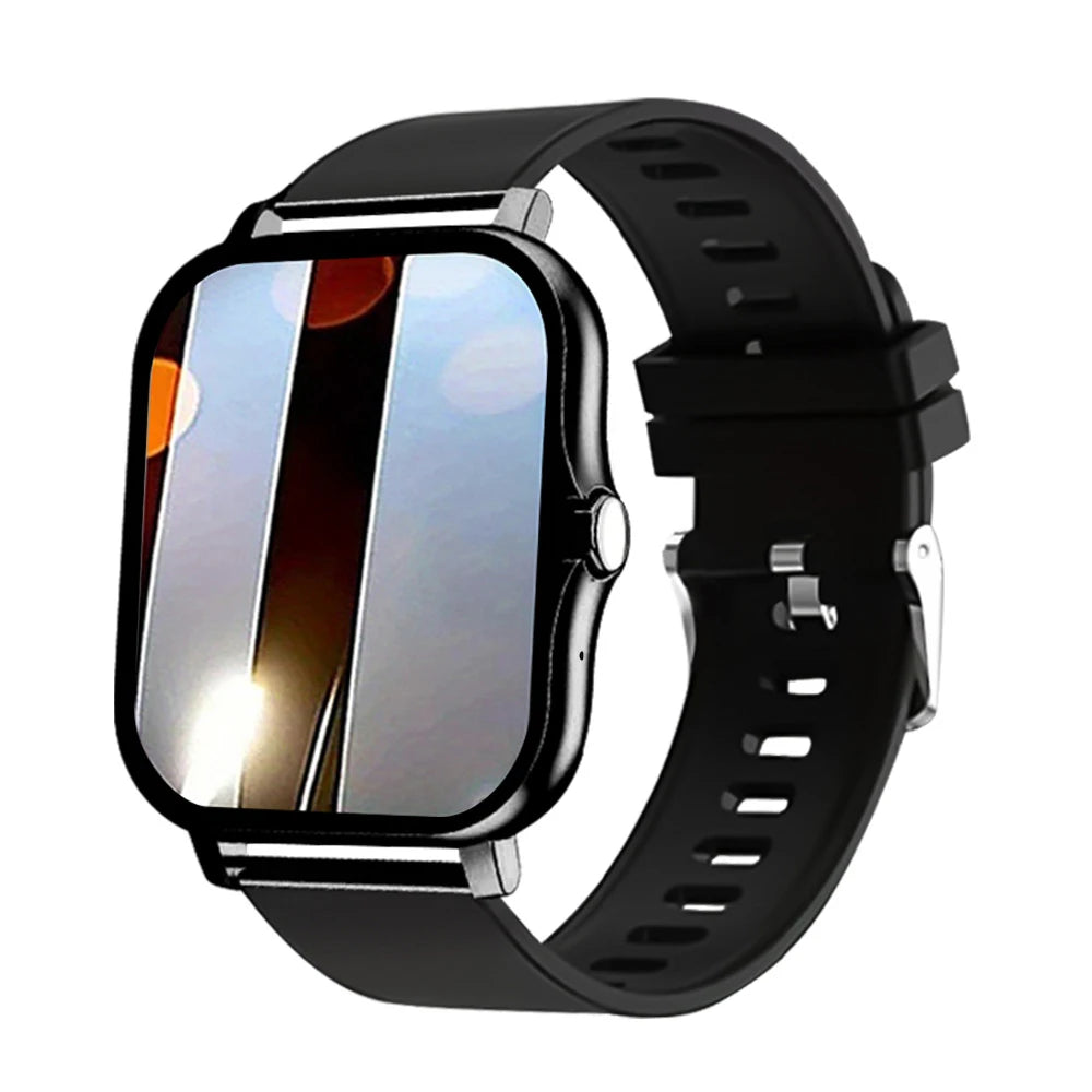 Square Sport Smartwatch - Heart Rate & Sleep Monitor with BT Call