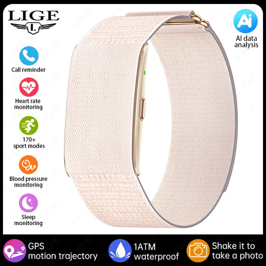 GPS Smart Watch - Heart Rate Blood Pressure Health Tracker Call Reminder