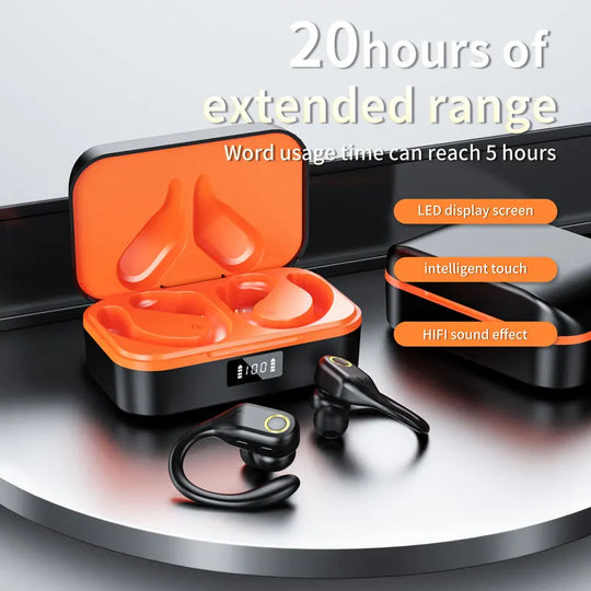 ANC Wireless Earbuds - Bluetooth 5.3 TWS with Dual Mics & ENC Noise Cancellation