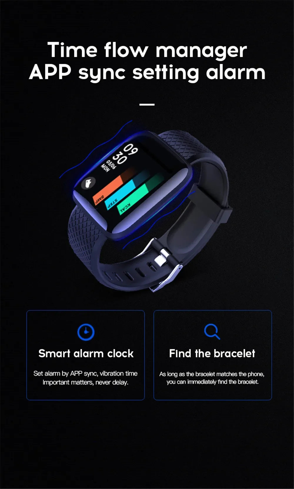 2025 Smartwatch - Full Touch Screen IP67 Waterproof Fitness Tracker
