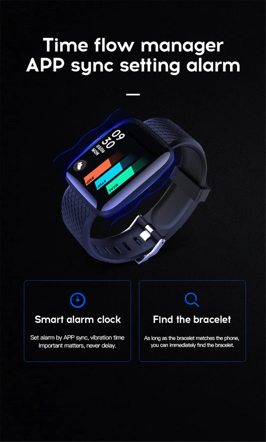 2025 Smartwatch - Full Touch Screen IP67 Waterproof Fitness Tracker