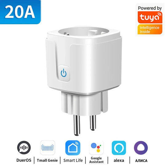 Smart Plug EU - WiFi & Zigbee, 16A/20A, Power Monitor & Timer - Works with Alexa & Google Home
