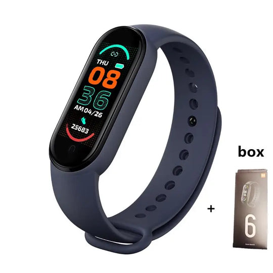 Smart Band Fitness Tracker - Heart Rate Blood Pressure Sport Bracelet for iOS