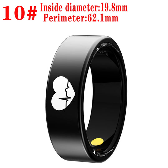 ECG Smart Ring - Heart Rate Body Temperature Health Tracker