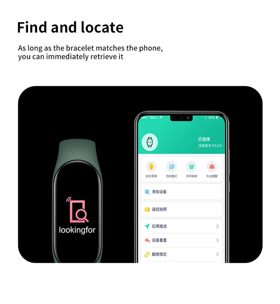M8 Smart Watch - Fitness Tracker with Heart Rate Monitor for Android & iOS