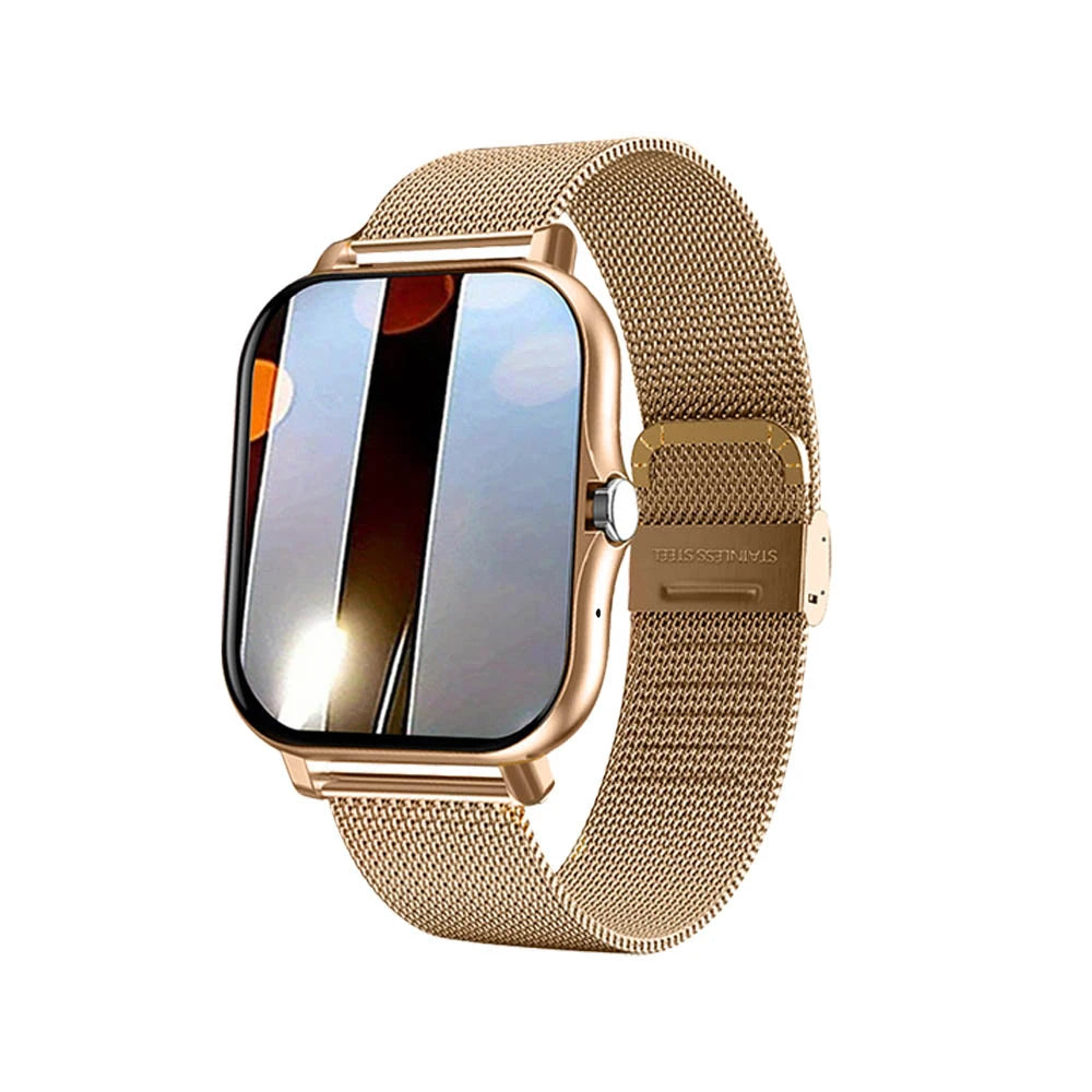 Square Sport Smartwatch - Heart Rate & Sleep Monitor with BT Call