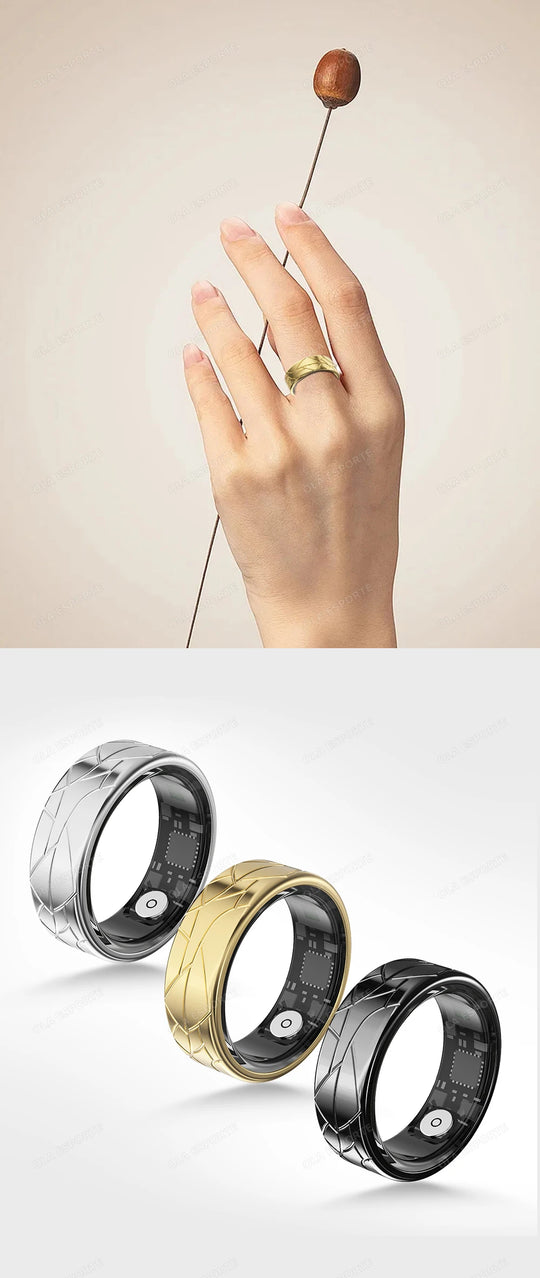 Smart Ring - Heart Rate Blood Oxygen Monitor IP68 Waterproof